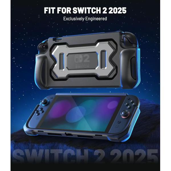 Durable Drop-Resistant TPU+PC Protective Case for Nintendo Switch 2