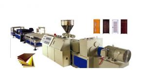 China Automatic Wood Plastic Composite Extrusion Line for Wood Composite Plastic Profile Making wholesale