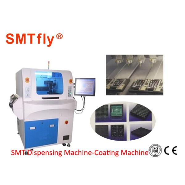 High Resolution SMT Glue Dispenser Machine , Auto Adhesive Coating Machine