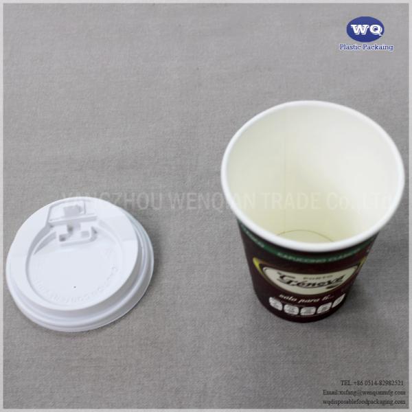 Disposable12oz Single Wall Coffee Paper Cup With Lid Paper Cups For Hot Drinks,Custom disposable drinking cups