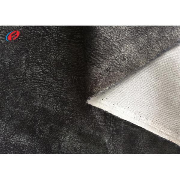 Customized Printed Plush Velvet Fabric , 100 % Polyester Sofa Upholstery Fabric