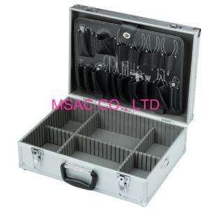 China Aluminum Tool Boxes With Dividers Durable Aluminum Tool Briefcase wholesale