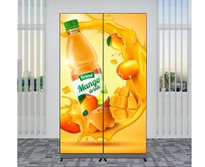 China Smart Phone APP Easy Control System 1200nits Brightness Indoor LED Poster Screen wholesale
