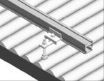 Flexibility Rooftop Hooks Solar Power System Solar Panel Racking Structure