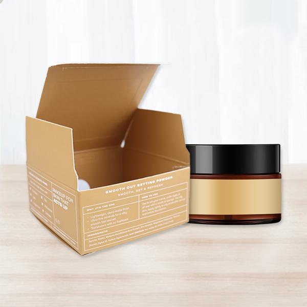 Eco-friendly Embossing Custom Packaging For Products Skin Care Lotion Cream Paper Box Printing Get Custom Packaging Made