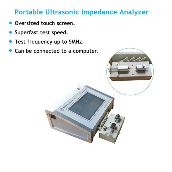 Ultrasonic Measuring Instrument Wide Range Transducer Impedance Analyzer