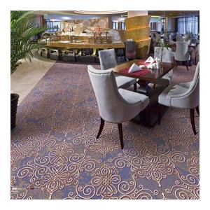 China Purple Series With Flower And Circle Fan Elements Wilton Woven Carpet wholesale