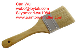 China Natural pure bristle Chinese bristle synthetic mix paint brush wood handle plastic handle 2 inch PB-009 wholesale
