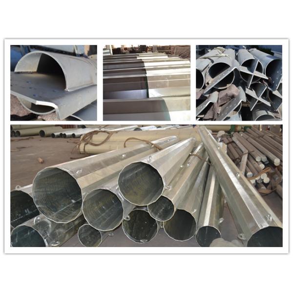 3mm Angle Iron Octagonal Steel Electrical Transmission Tower Approved BV
