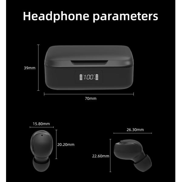 FCC RoHs Mini Wireless Bluetooth Earphone Headset For IOS Androids Mobile