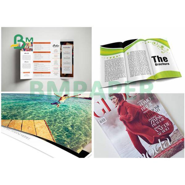 Perfect Runnability 80lb 100lb Glossy Coated Paper For Printing Poster Perfect Runnability 80lb 100lb Glossy Coated Paper For Printing Poster