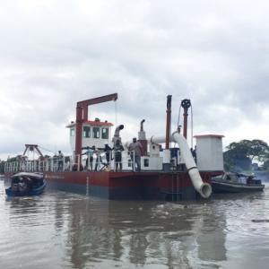Buy cheap 4000m3/h Water Flow Mitsubishi River Dredger for River Cleaning and Dredging from wholesalers
