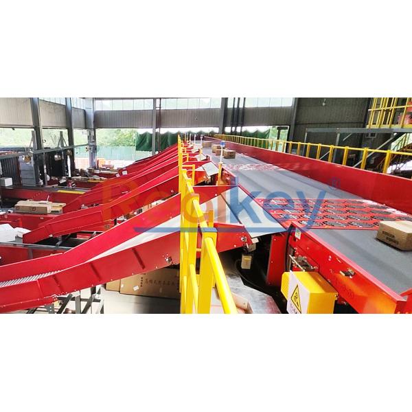 6000p/H Swivel Wheel Logistics Sorting System Customization Options Available