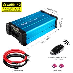 Buy cheap 3000w Off Grid high frequency pure sine wave inverter 24v 230v 50hz from wholesalers