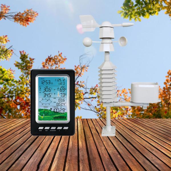 Multi-Functional 18.9*12.5*2.7cm Color Screen Weather Station With Powerful Functions