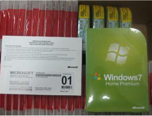 China Genuine best version Windows 7 Home Premium DVD 32 BIT 64 BIT Sp1, Win7 Home OEM package Product Key Code wholesale now wholesale