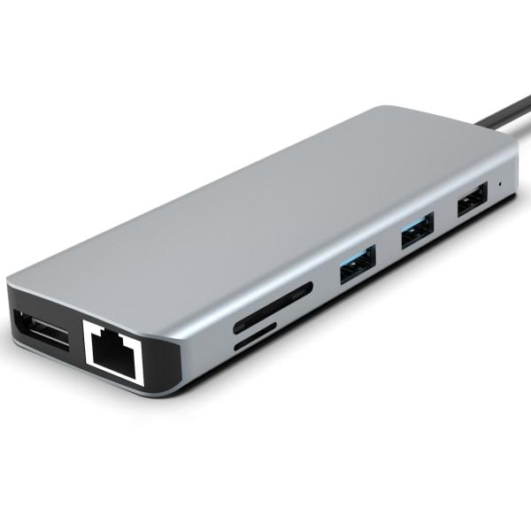 11-in-1 USB-C Hub for MacBook Pro with 4K HDMI 100W PD USB 3.0 SD/TF Card Reader