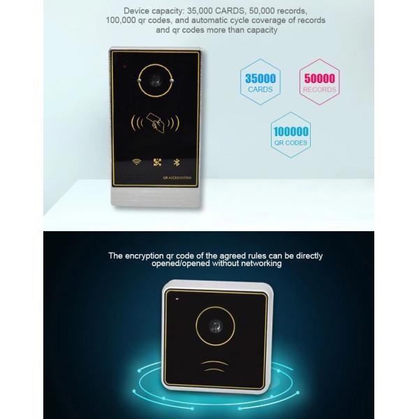QRCode Outdoor ISO14443A RFID Access Control System