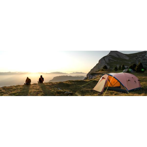 Aluminum Pole 3 Persons 210T PU2500MM Ez Up Camping Tent