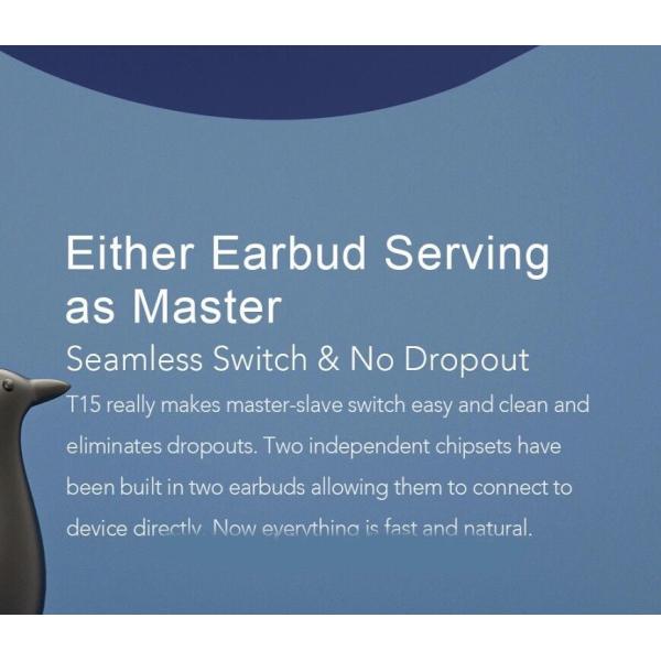 2020 Waterproof T15 2200mAh Tws Touch Control Wireless Bluetooth Earphones