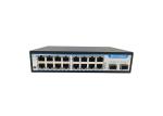 16 Port Fiber Optic Switch , Ethernet Fiber Switch Connecting With Devices