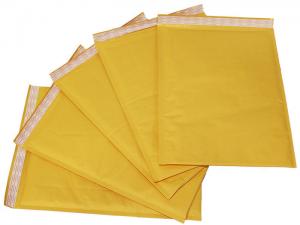 China Recyclable Kraft Paper Bubble Mailers , Courier Packing Bags Wrinkle Resistant on sale