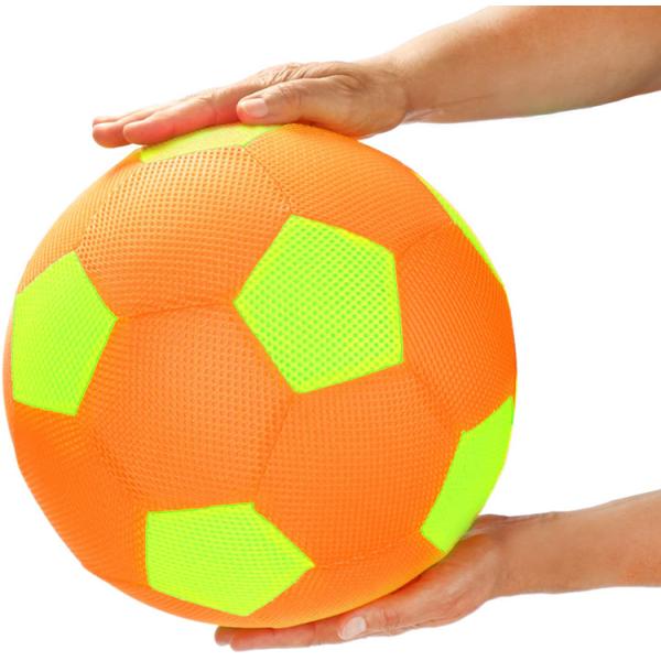 BM-F-r&b Fabric Cover Inflatable Toy Trend for Football Beach Ball Polyester + PVC