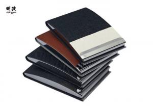 China Durable Colored Monogrammed Leather Business Card Holder Case For Women wholesale