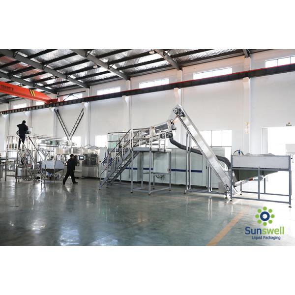 Preform Water Juice Soft Blowing Filling Capping Combiblock Machine For Pet Bottles