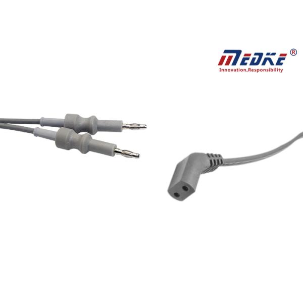 Banana Plug 2Pin Autoclavable Bipolar Electrosurgical Cables