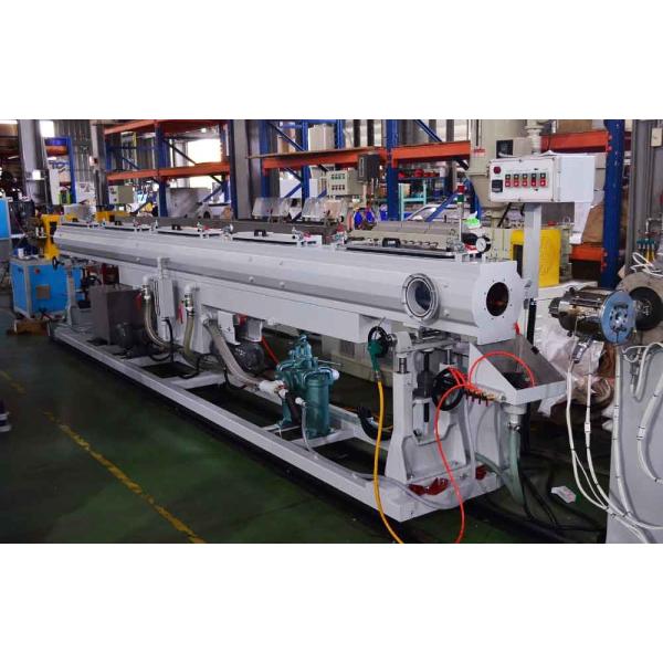 High Output 20-110mm HDPE Pipe Extrusion Line / Polyethylene Pipe Production Line