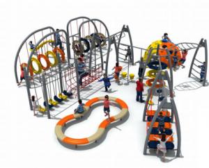 China steel 6 Strand Wire Childrens Rope Climbing Frame Outdoor Playground wholesale