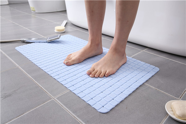 Quality Floor 58x88cm PVC Bath Mat With Back Side Sucker for sale