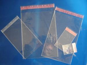 China Clear Plain Header Self Adhesive OPP Bags / OPP Header Bag / OPP Cellophone Gift Bag wholesale