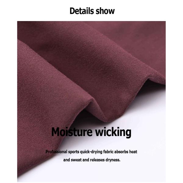 Size 4 - 12 Sweat Wicking Yoga Pants Stitching Pocket Stretchable Double Sided Sanded