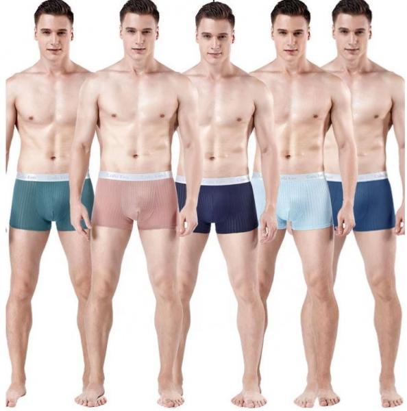 Quality Modal multi colors fashion mens boxers briefs solid sexy underpants breathable boxer briefs mens underwear for sale