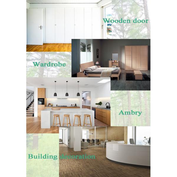 Fire Rated MDF 2.0mm 18mm 25mm Wooden Density Fireproof MDF Board