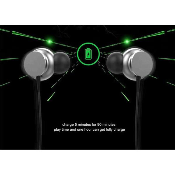 Fast Charging Wireless Bluetooth Sport Earbuds Easy Operating Design