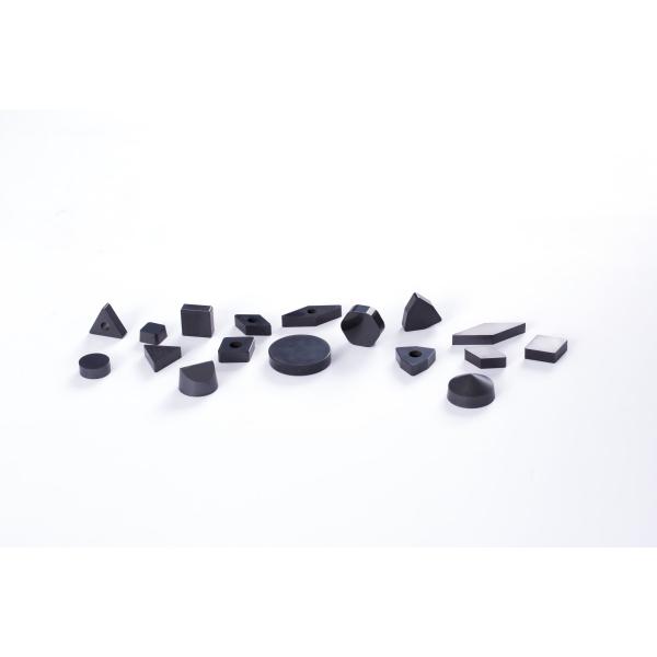 Black Appearance Solid PCBN Inserts Customized Grade Design ISO9001 Compliant