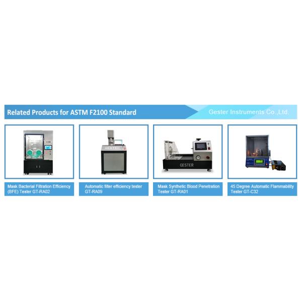 1 Phase ASTM F2100 Mask Test Machine Differential Pressure Tester