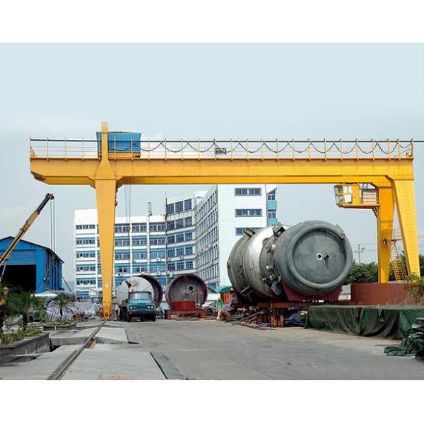 Overhead 35m Span A5 50T Double Girder Gantry Crane