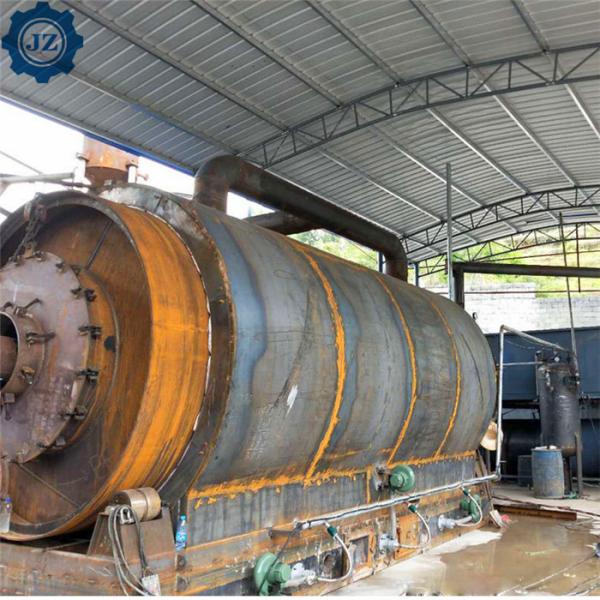 Fully Automatic Continuous Waste Plastic Tyre Pyrolysis To Oil Extracting Machine With Installation