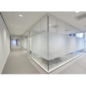 Demountable Frameless Double Glass Partition Walls Sound Insulation