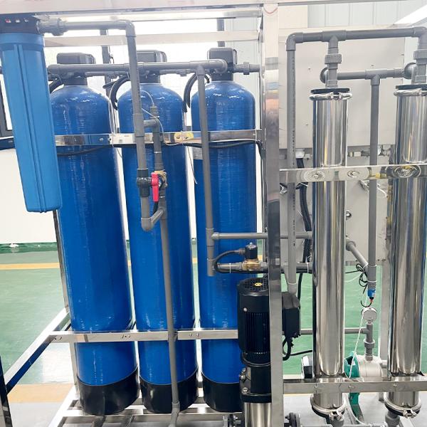 500L 3 Bottles RO Reverse Osmosis Water Treatment Filters Purify Machine in Wooden Case