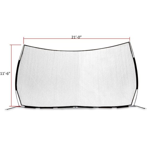 Polyester Softball Pitching Screen 10ft Baseball Backstop Net