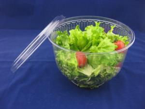 China OEM Customized Shape Disposable Plastic Salad Bowl With Lids wholesale