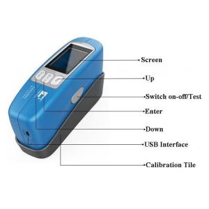China Portable Coating Granite Digital Gloss Meter Chinese / English Switching wholesale