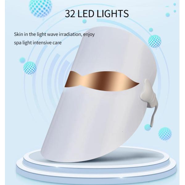 Anti Aging RED 620nm To 630nm 3 Color Facial Tightening LED Mask