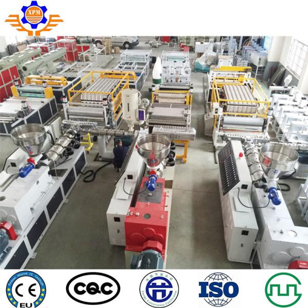 Quality PVC ASA Three Layers Plastic Tile Extrusion Line Glazed Roof Tile Making Machine for sale