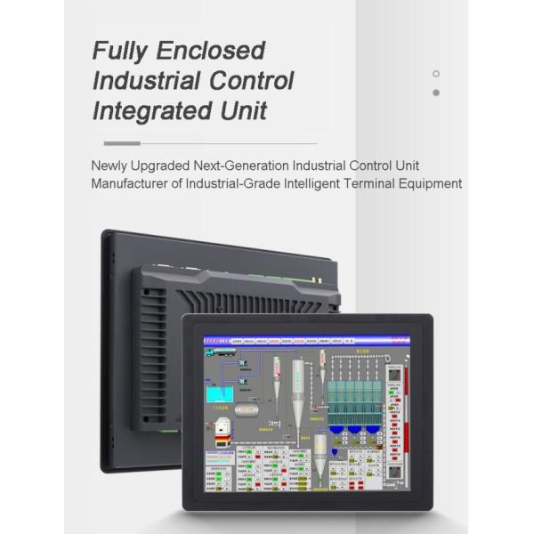 Aluminum Alloy case Ip65 Capacitive Touch Display Lcd Flat Screen Full hd Embedded Industrial Computer Customization With Rj45 and Rs232 Ports